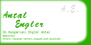 antal engler business card